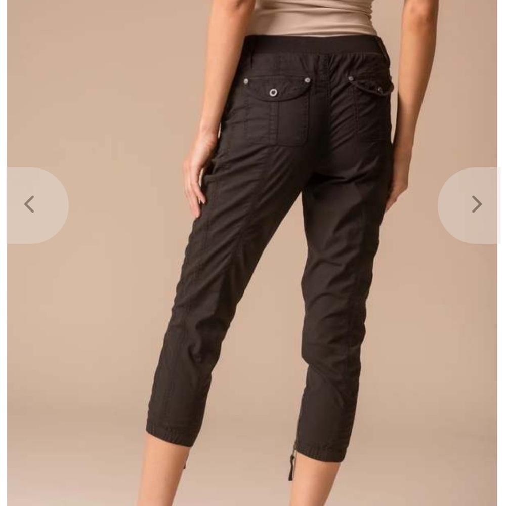 Anthropologie Marrakech Utility Cropped Black Pants Size‎ 27